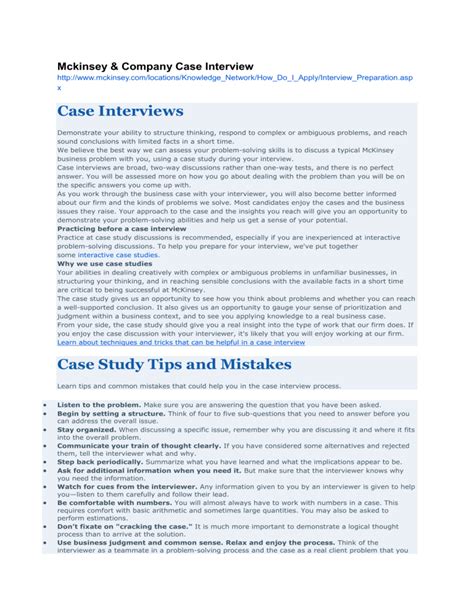 Image result for Case Study Interview