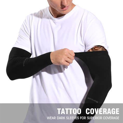 Buy GOOUDO Arm Sleeves for Sun Protection Compression Sleeve for Arm ...