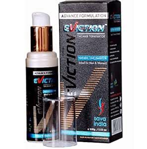 Buy EVICTION Natural Hair Inhibitor Cream Permanent Stop Hair Growth on ...
