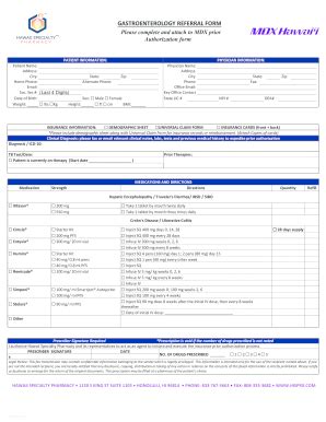 HI Hawaii Specialty Pharmacy Gastroenterology Referral Form 2017-2026 ...
