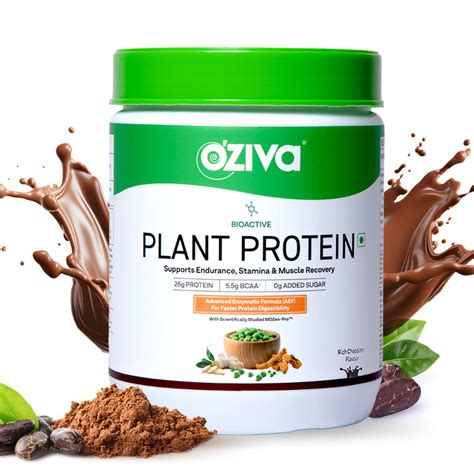OZiva Bioactive Vegan Protein for Faster Muscle Recovery & Endurance ...