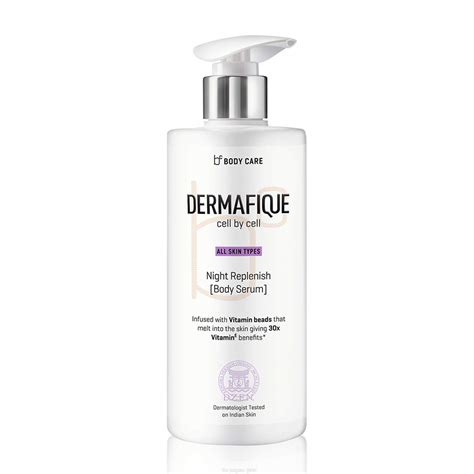 Dermafique Night Replenish Body Serum with Shea Butter – 300ml, Body ...