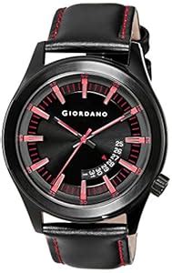 Giordano Analog Black Dial Men's Watch - 1671-05 : Amazon.in: Fashion