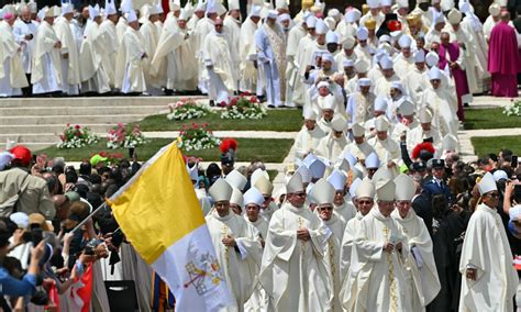 In pictures: First US Pope Leo XIV marks the beginning of papacy at ...