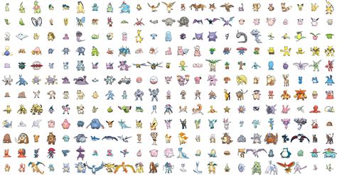 Johto Region Pokemon List