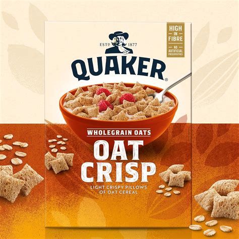 Quaker Oat Crisp Original Cereal 375g - Pack of 1 | Delicious Breakfast ...