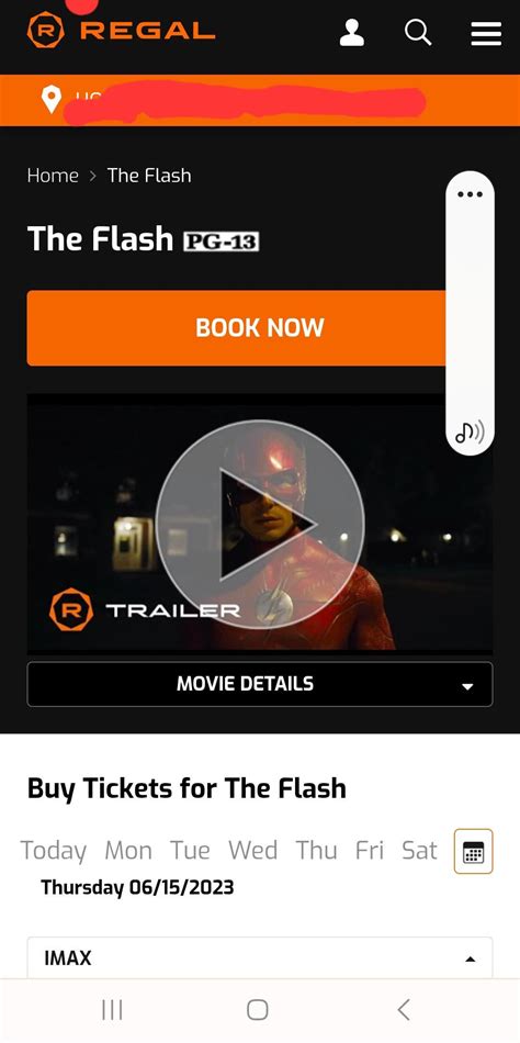 Regal Cinemas has Flash tickets for sale! : r/DCEUleaks