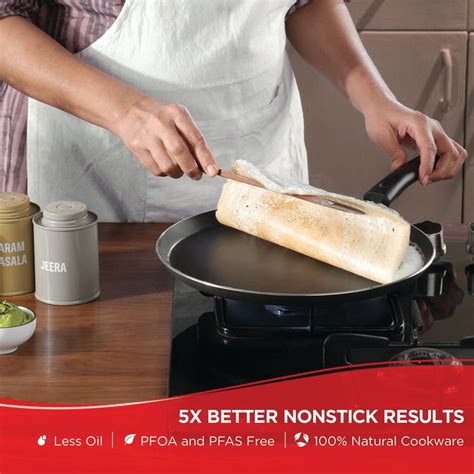 Buy VINOD Zest Aluminium Non-Stick Dosa Tawa - 30cm from Vinod at just ...