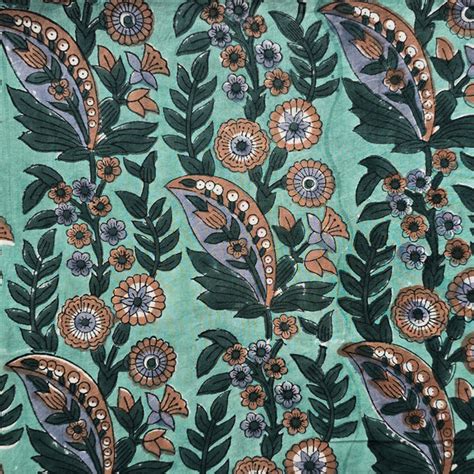 Jaipuri, Mughal , Jaal, Rapid Hand Block Print Cotton Fabrics Online ...