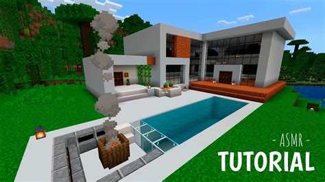 Image result for Halny Minecraft House Tutorial with Pool