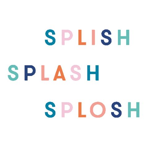Image result for Splosh Splash Splish Reversed