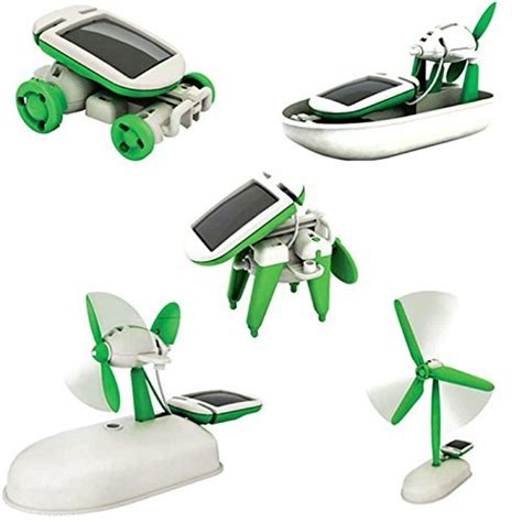 Buy Emob DIY 6 in 1 Hybrid Models Solar Robot Educational Kit for Kids ...