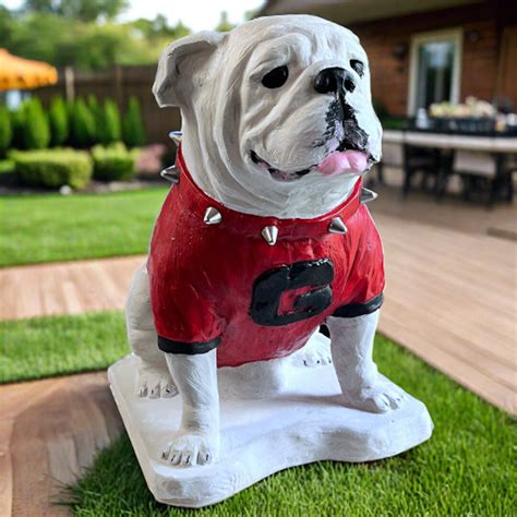 Georgia Bulldogs UGA Mascot Boom Stone Statue - Etsy