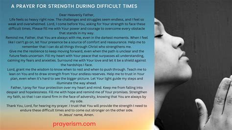 20 Powerful Prayers for Strength During Difficult Times to Help You ...