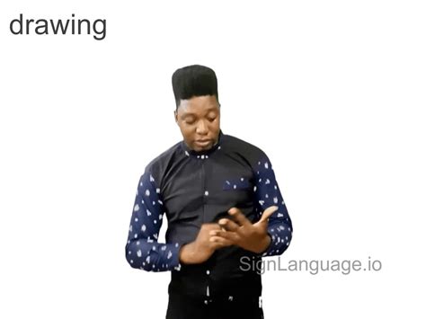 drawing in ASL - Example # 1 - American Sign Language