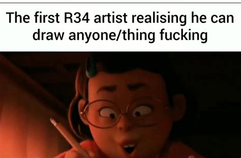 R34 | Mei Lee Drawing in Her Notebook | Know Your Meme