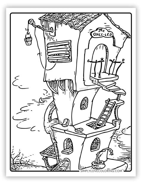 The Lorax Coloring Pages (Free PDF Printables) - Simply Love Coloring