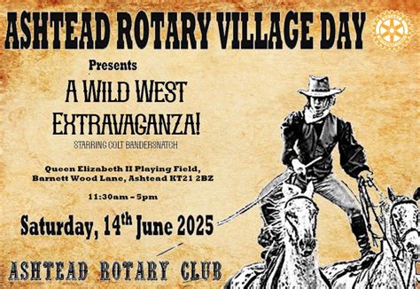 Ashtead Rotary Village Day 2025, Queen Elizabeth II Playing Field ...