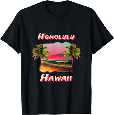 Beaches Of Honolulu Hawaii T-Shirt - Walmart.com