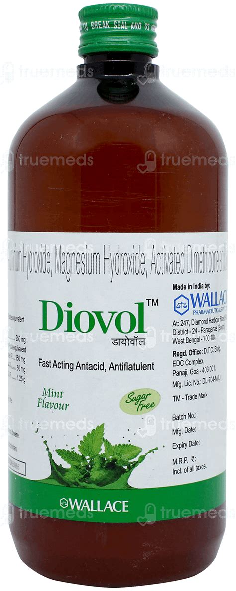 Diovol Mint Syrup 400 ML | Order DIOVOL MINT SYRUP 400 ML Online at ...