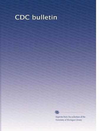 CDC bulletin : Amazon.in: Books