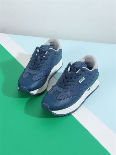 Buy Fila Stellar Blue Women Navy Blue Retro-Jo Debo Shoes @ Rs 2399.60 ...