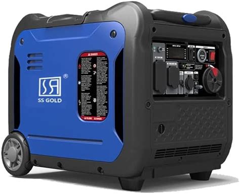SS GOLD SSG5500i Portable Power Generator with Petrol Engine 5500 Watts ...