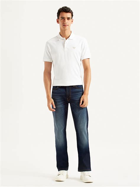 Men's 513 Blue Slim Straight Fit Mid Rise Jeans – Levis India Store