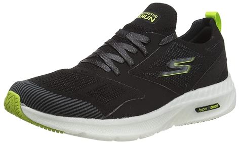 Buy Skechers Men Go Run Hyper Burst Running Shoe, Black, 11 UK at Amazon.in