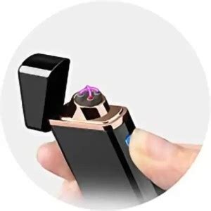 STROMBUCKS Touch Sensor Electronic Lighter Dual Arc Technology Body ...