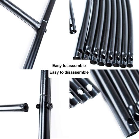 ZWPILY Large Black Metal Garden Arch Heavy Duty Strong India | Ubuy