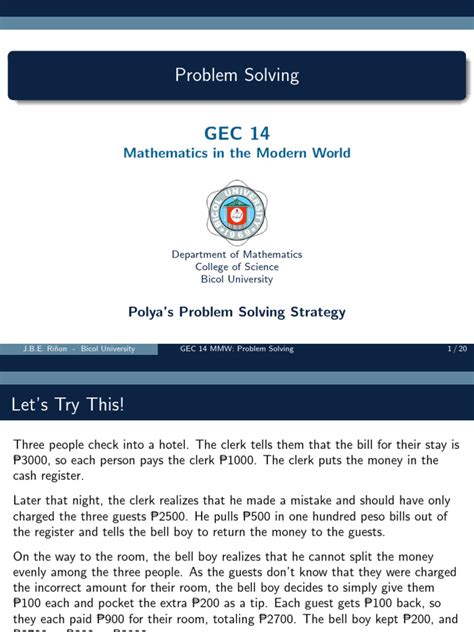 Image result for Polya Problem Solving Book