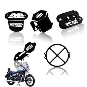 MOTO GENIUS Meteor 350 Motorbike Accessories Kit | Metal X Shape ...