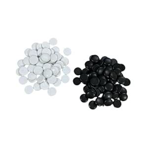 Buy MYADDICTION 100 Pieces Go Games Pieces Interactive Melamine Stones ...