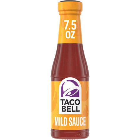 Taco Bell Mild Sauce, Mexican Dipping, 7.5 oz Bottle - Walmart.com