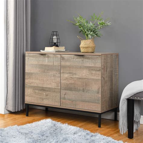 Buy Cherry Tree Furniture Selwyn 2-Door Storage Cabinet Sideboard ...