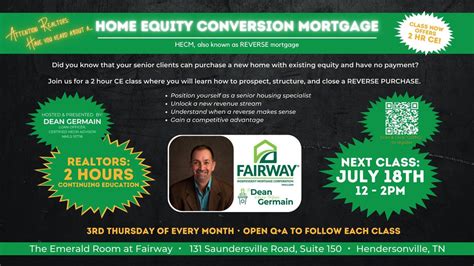 Attn Realtors! 2 HOUR CE: Home Equity Conversion Mortgage for Seniors ...