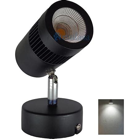 Mufasa 6 Watts Black Body LED Spot Focus Wall Light 13Cm Height (White ...