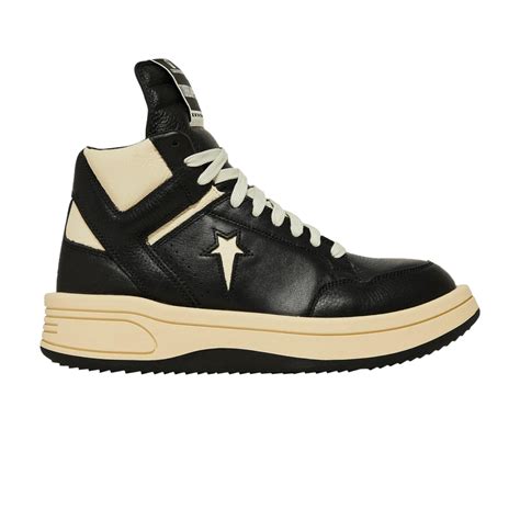 Converse Converse x Rick Owens DRKSHDW TURBOWPN Mid 'Black Cloud Cream ...