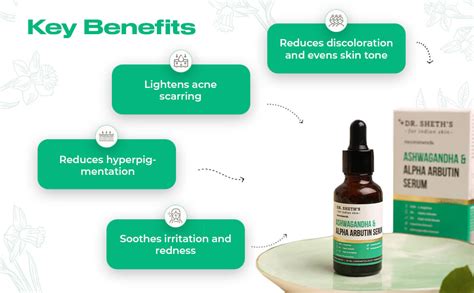 Dr. Sheth's Ashwagandha & Alpha Arbutin Face Serum for Anti ...