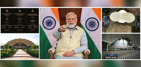 PM inaugurates New Integrated Terminal Building of Veer Savarkar ...