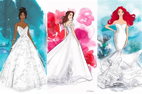 Disney princess wedding dress 60 photos - Vianawedding.com