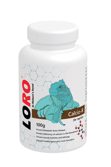 Loro Calcio-R for Reptiles (100g) | Calcium Supplement for Reptiles ...