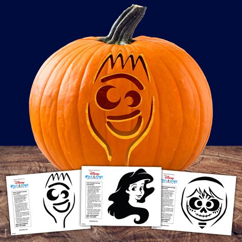 Easy Disney Pumpkin Stencil