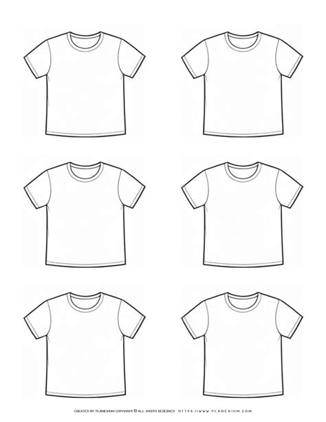 Blank Tshirt Template Printable - Ablebionics