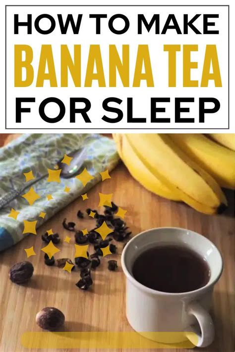 Banana Peel Tea for Better Sleep