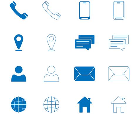 Business Card Symbols 的图像结果