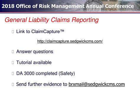 PPT - Efficient Claims Reporting Process with Sedgwick Claims ...
