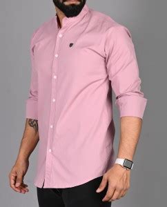 FUBAR Men Solid Casual Pink Shirt - Buy FUBAR Men Solid Casual Pink ...