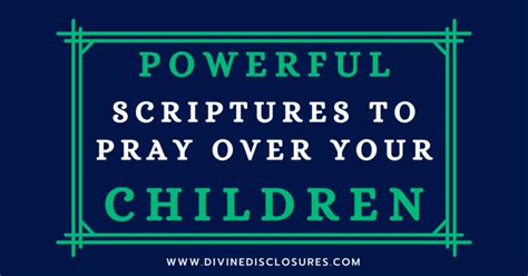 Image result for Praying Scriptures Over Your Children